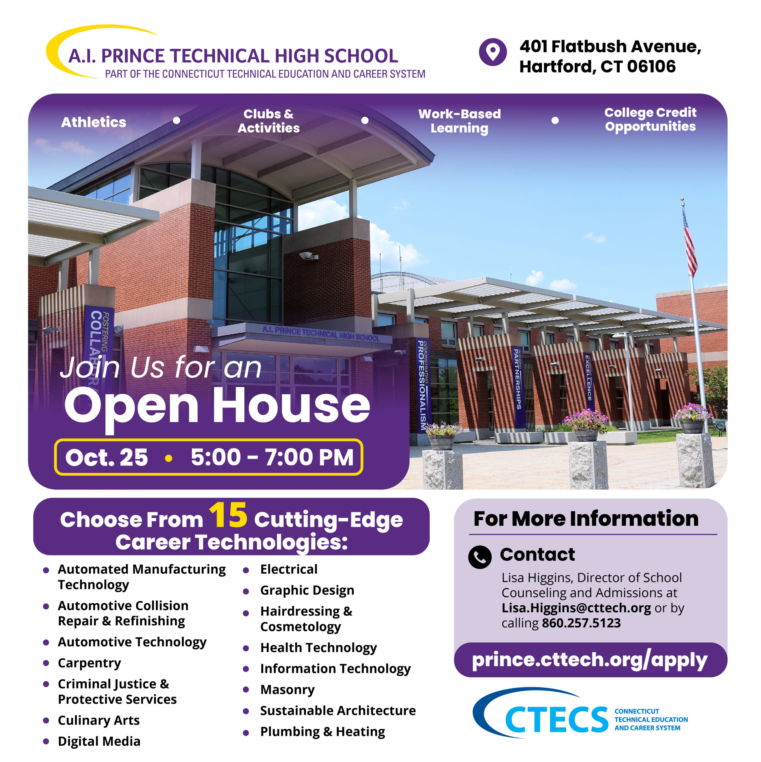 Prince Tech Open House October 25 500pm 700pm A.I. Prince