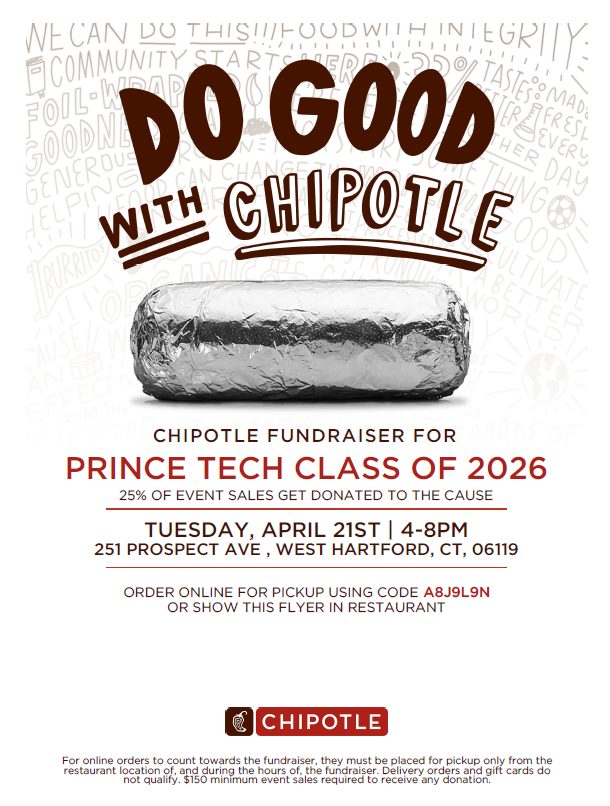 A foil-wrapped burrito centered on a light background with the headline “Do Good with Chipotle” above it.
