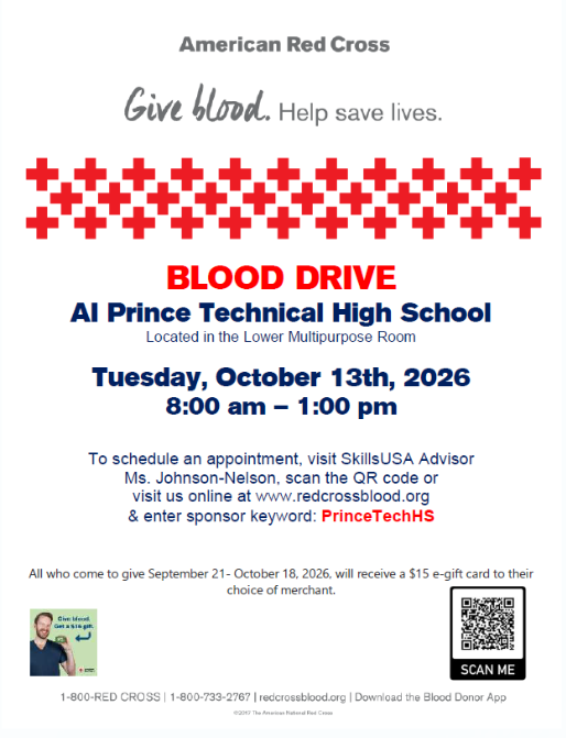 Fall Blood Drive October 13